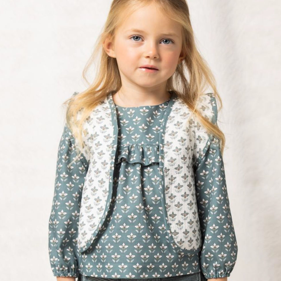 CAMISA VIELLA CON ESTAMPADO FLORAL