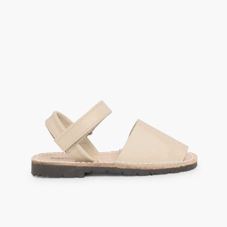 Menorquinas avarcas napa tira adherente