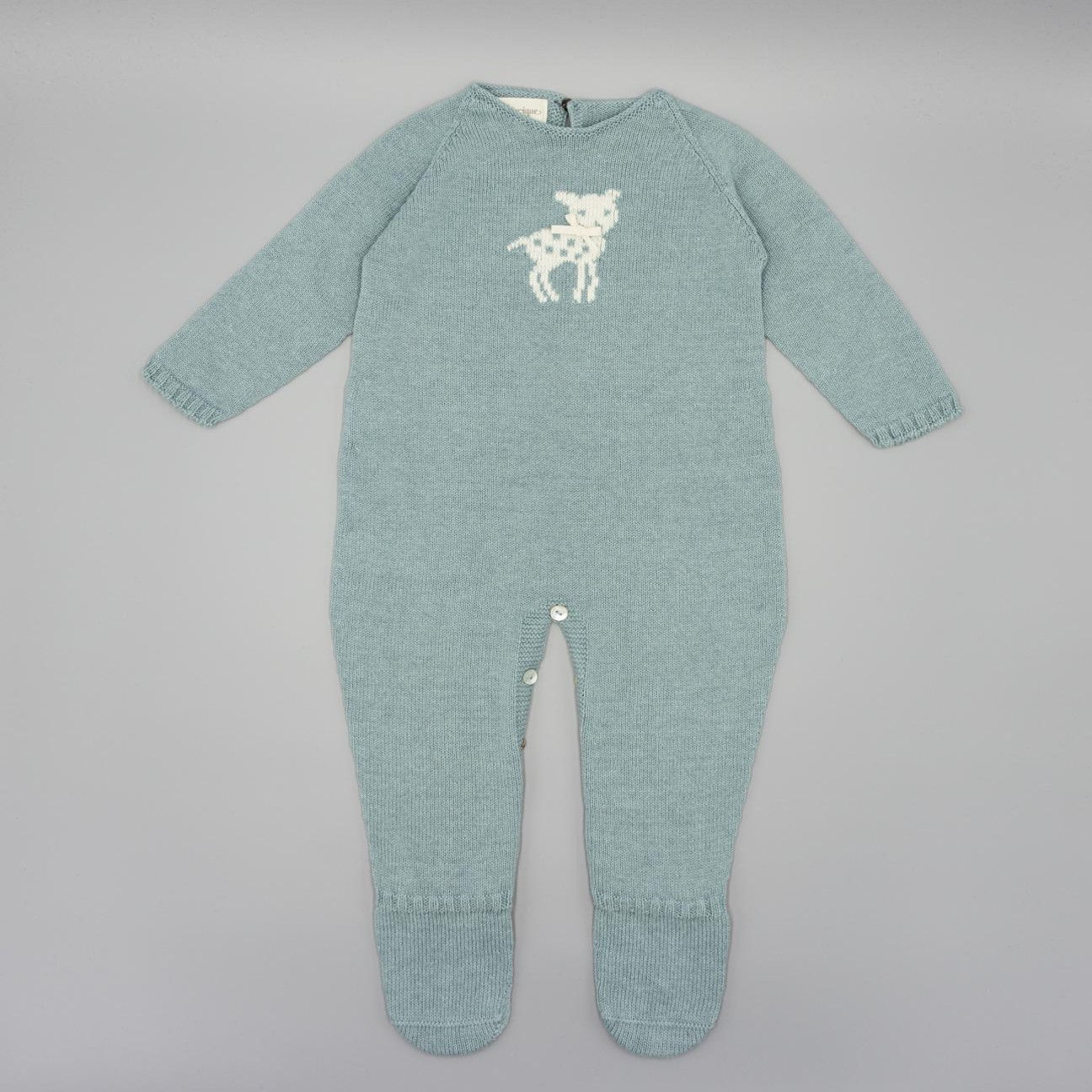 PELELE DE PUNTO CIERVO VERDE BEBÉ