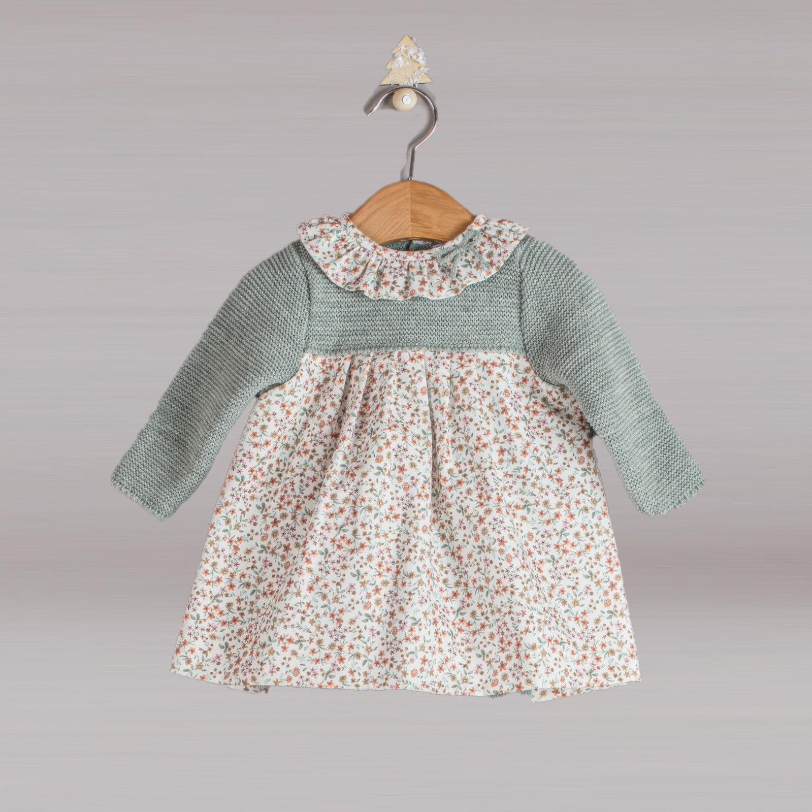 VESTIDO PUNTO CON FLORES