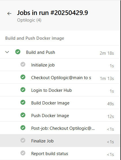 Azure Pipeline der bygger en applikation og pusher den som docker image til docker repository