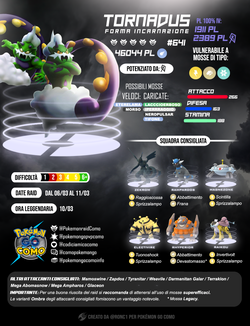 Tornadus raid guide ITA