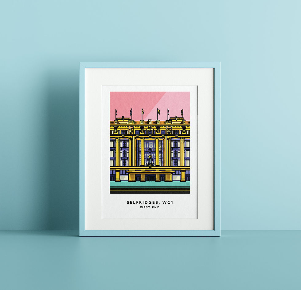 Thumbnail: Selfridges Department Store Print - London, WC1