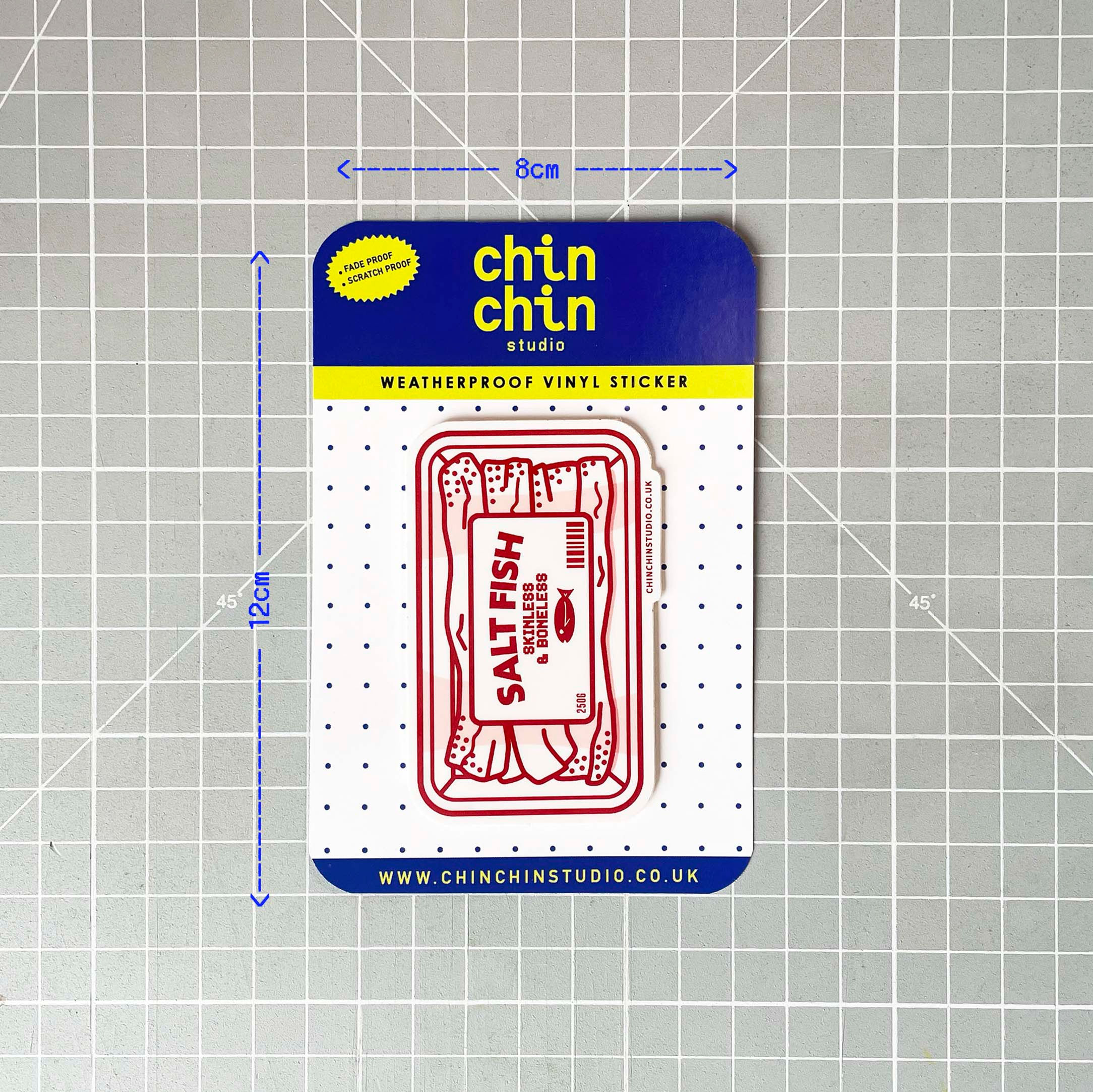 Salt Fish Vinyl Sticker