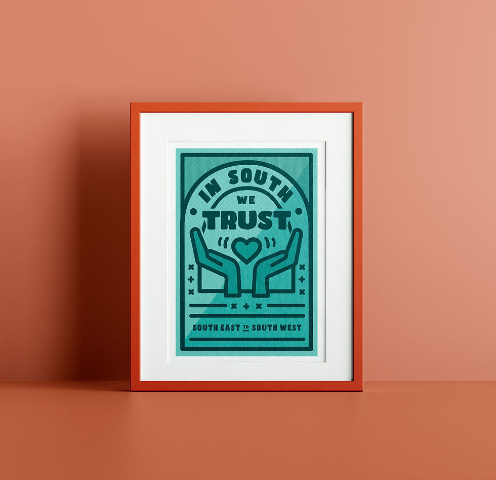 Thumbnail: South London Poster Print