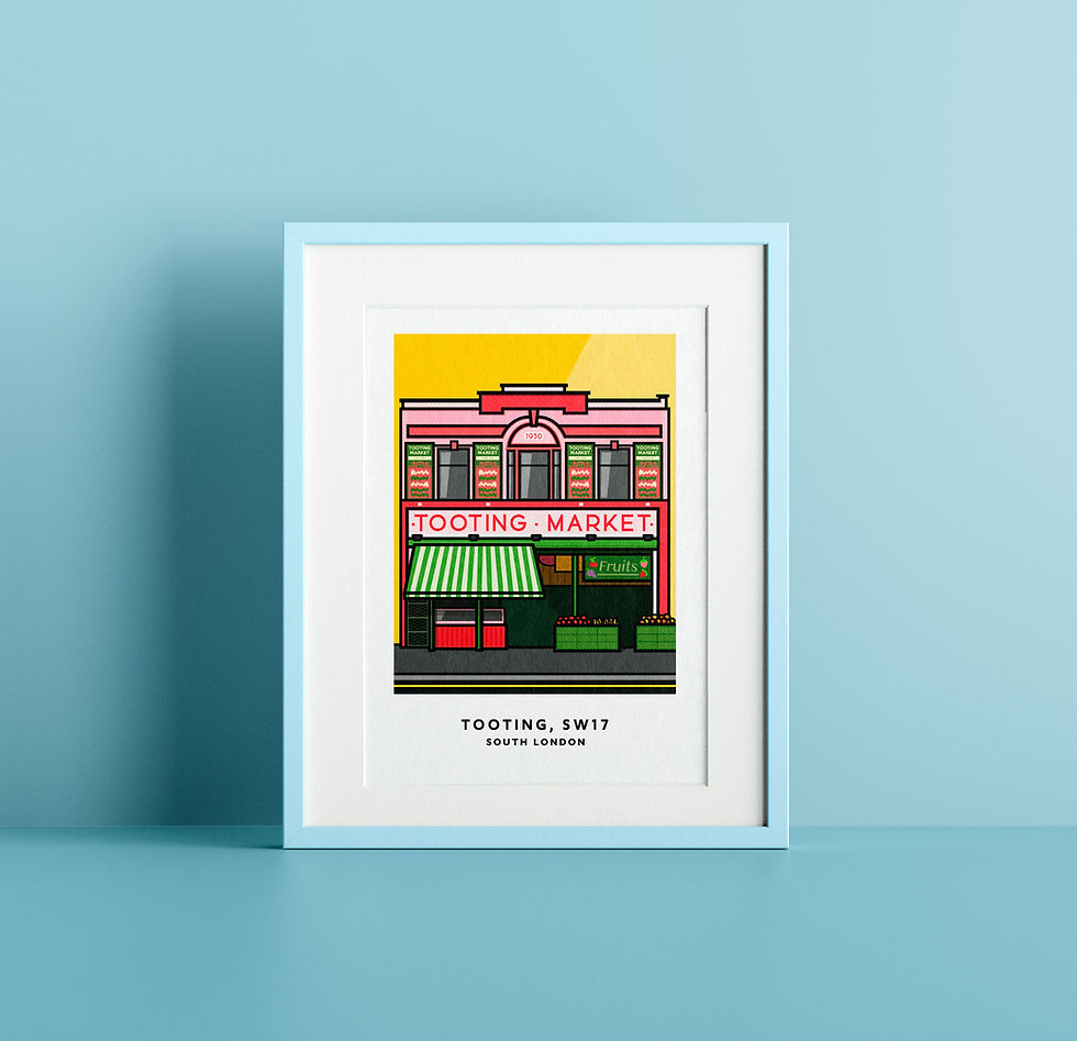 Thumbnail: Tooting Market Print - SW17