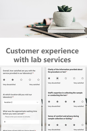 satisfaction with laboratory services