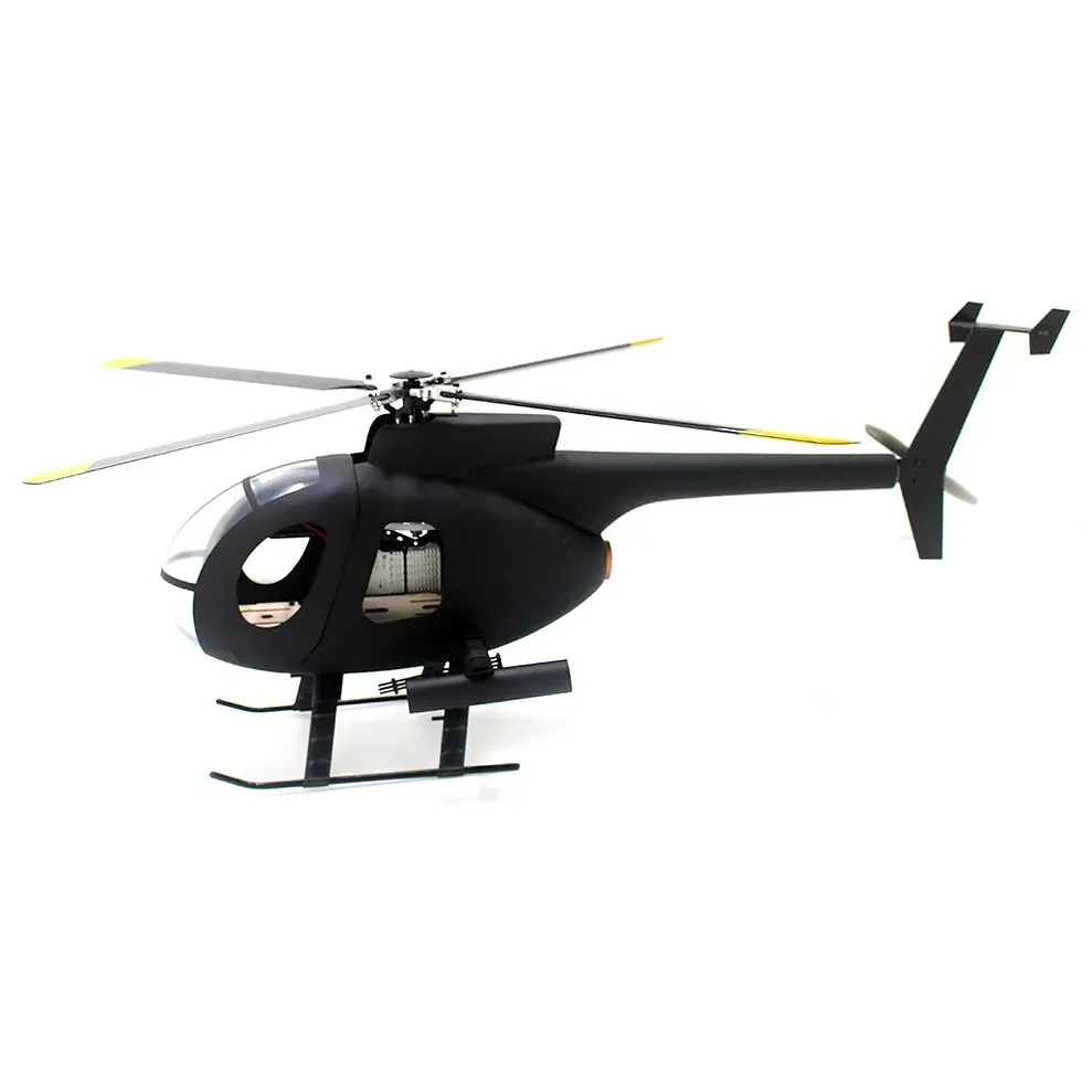 Miniaturbild: FlishRC Hubschrauber Hughes MH-6 Little Bird MD-500D 450 GPS 680mm RTF