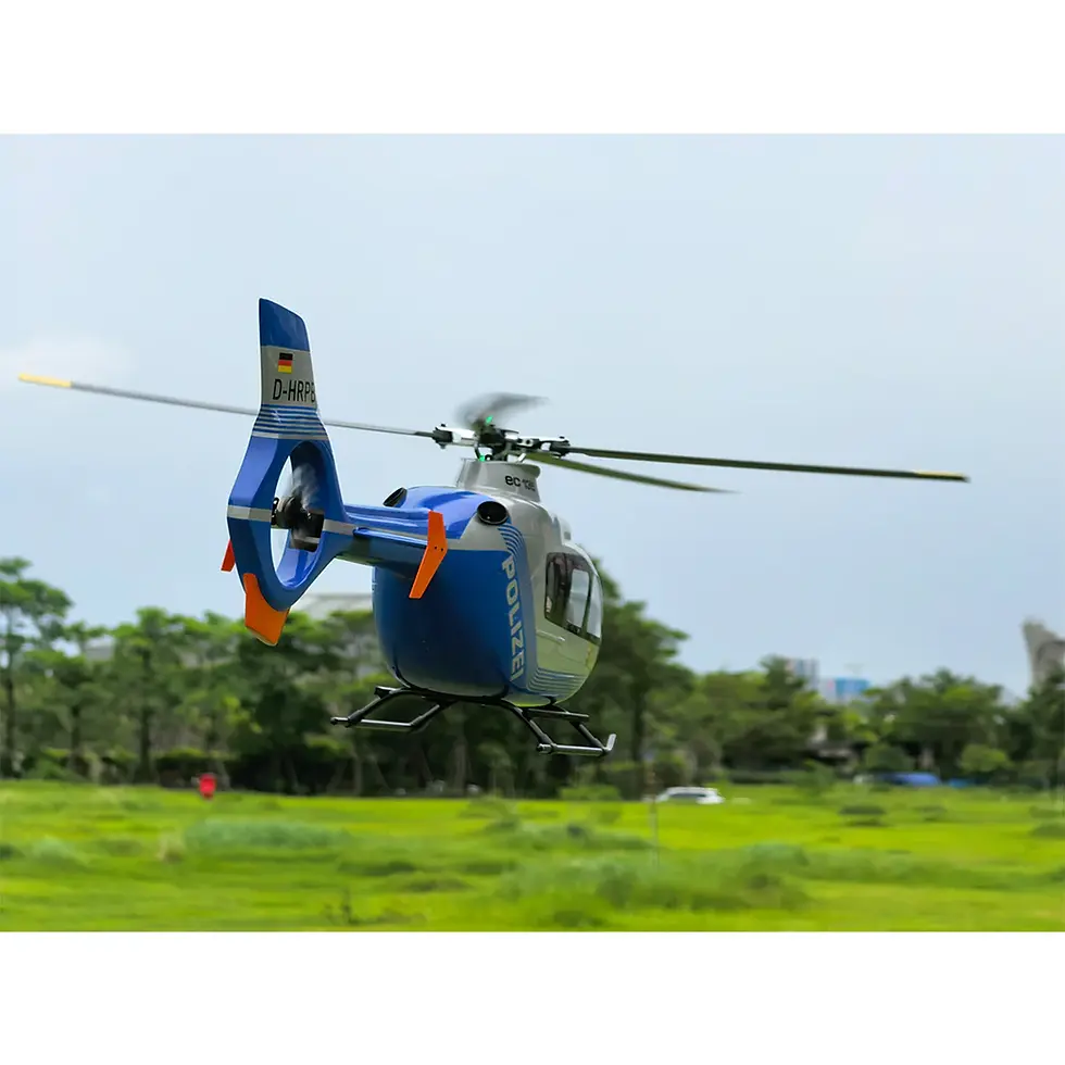 Miniaturbild: FlishRC Hubschrauber EC-135 500 Polizei GPS 1000mm RTF