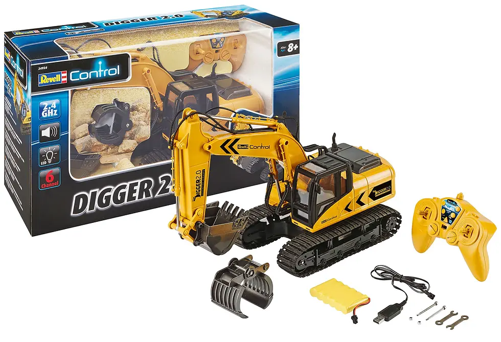 Digger 2.0 Schaufelbagger Revell Control "Metall Ausführung"