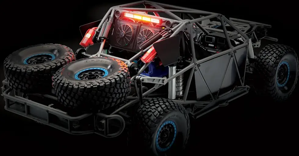 Miniaturbild: TRAXXAS Ultd. Desert Racer 4x4 VXL Fox1 1/7 RTR Brushless, ohne Akku/Lader + LED