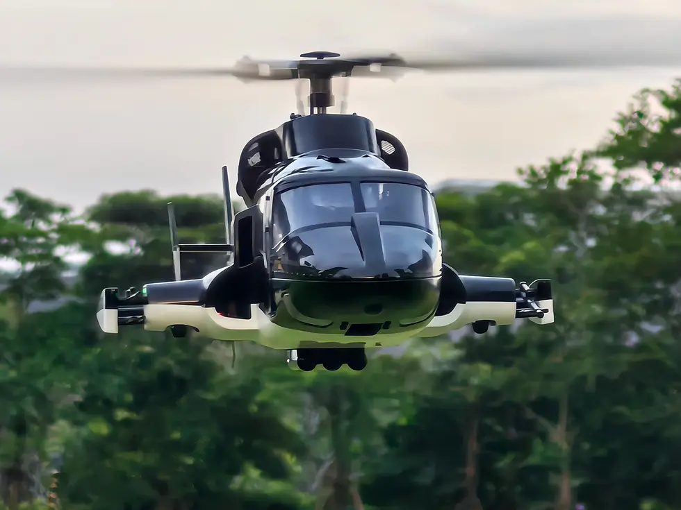 Miniaturbild: FlishRC Hubschrauber Airwolf V3  PRO 500 GPS 980mm RTF