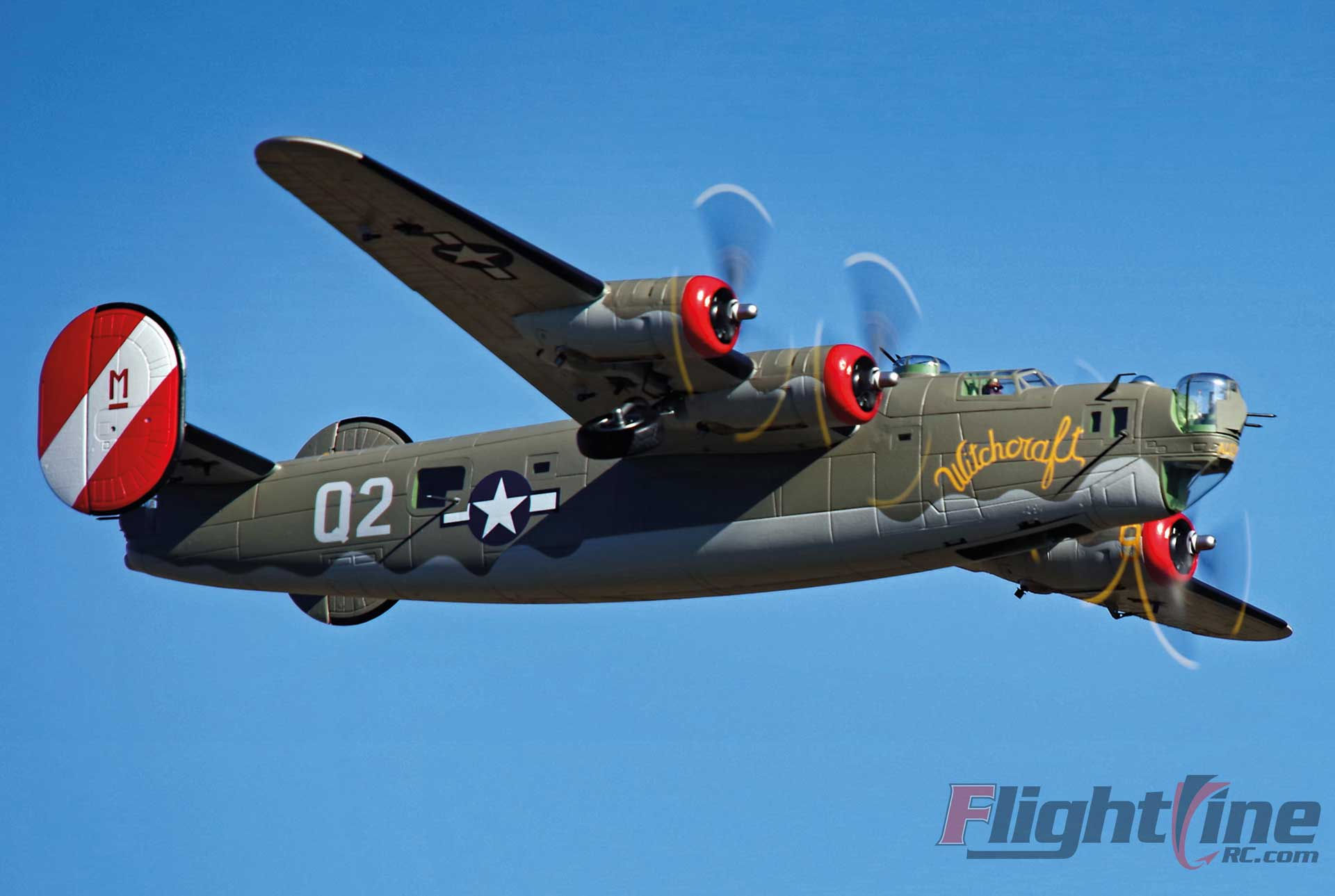 Freewing Flightline B-24 Liberator Olive Drab EPO 2000mm PNP