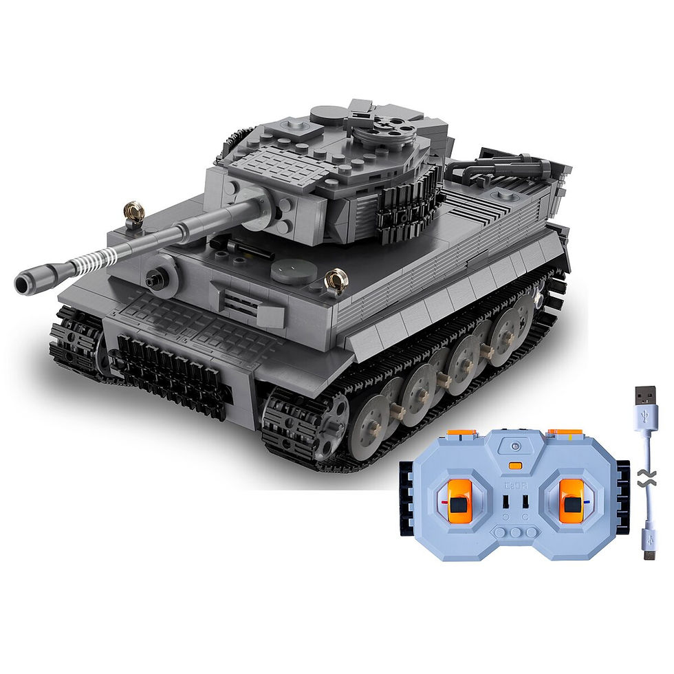 Miniaturbild: CaDA Panzer Tiger 1:35 grau 2.4GHz Bricks