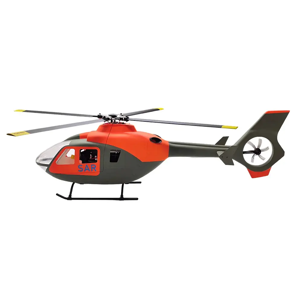 Miniaturbild: FlishRC Hubschrauber EC-135 500 SAR Upgrade GPS 1000mm RTF