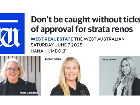 Don’t be caught without ticks of approval for strata renos