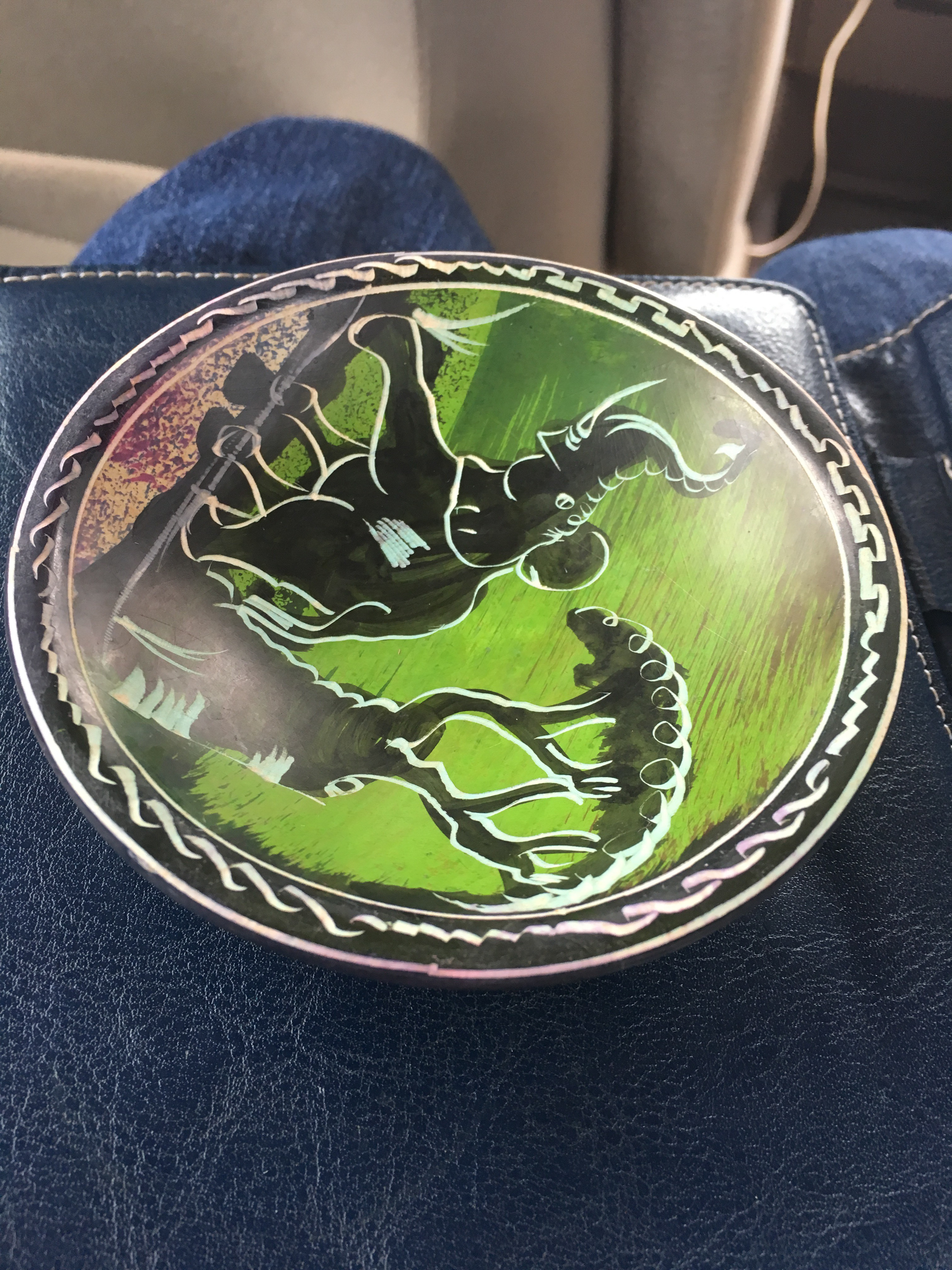 Small plate ashtray