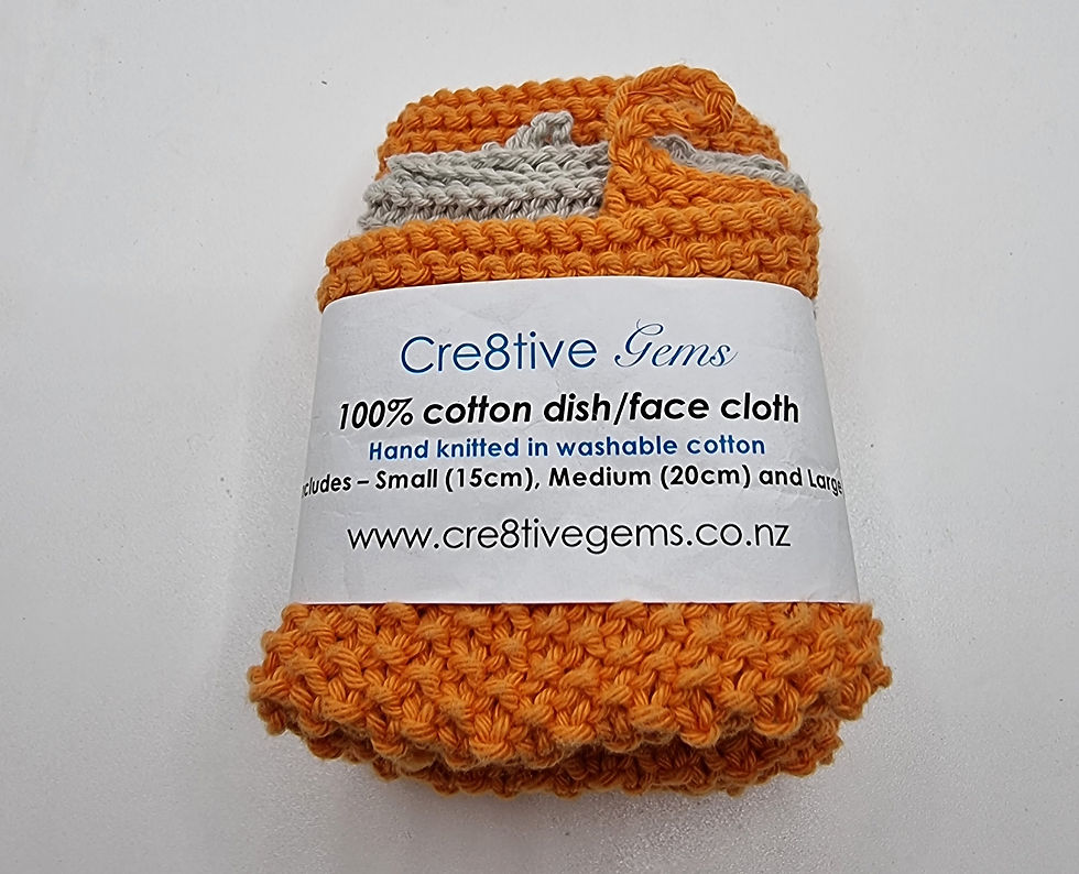 Thumbnail: Cotton wash/body cloth - 3 pack