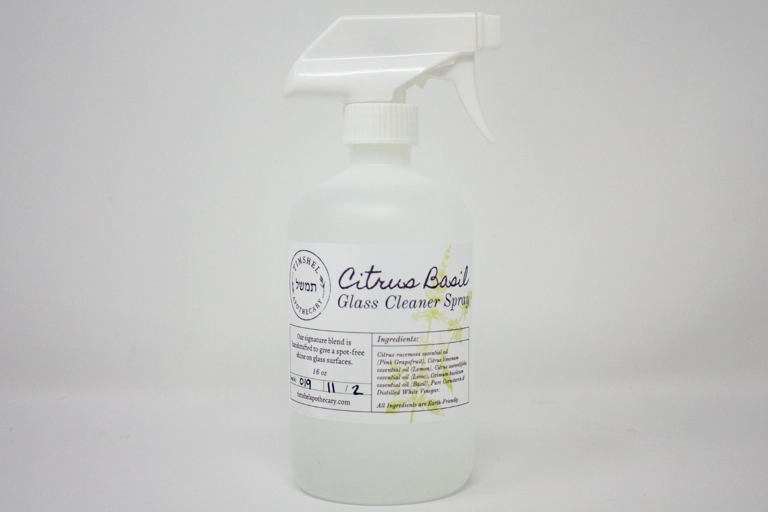Citrus Basil Glass Cleaner Spray