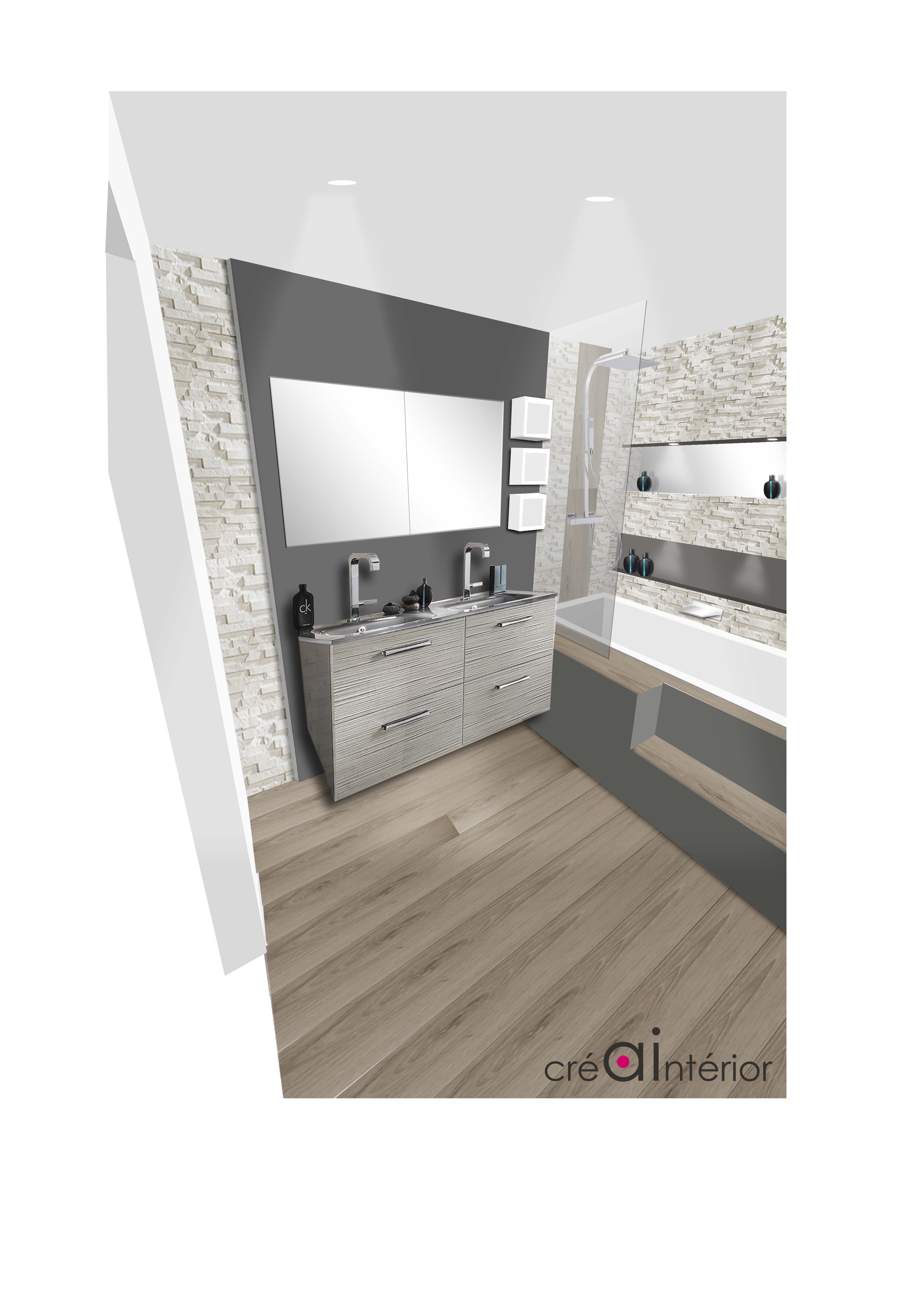 Projet perspective salle de bain