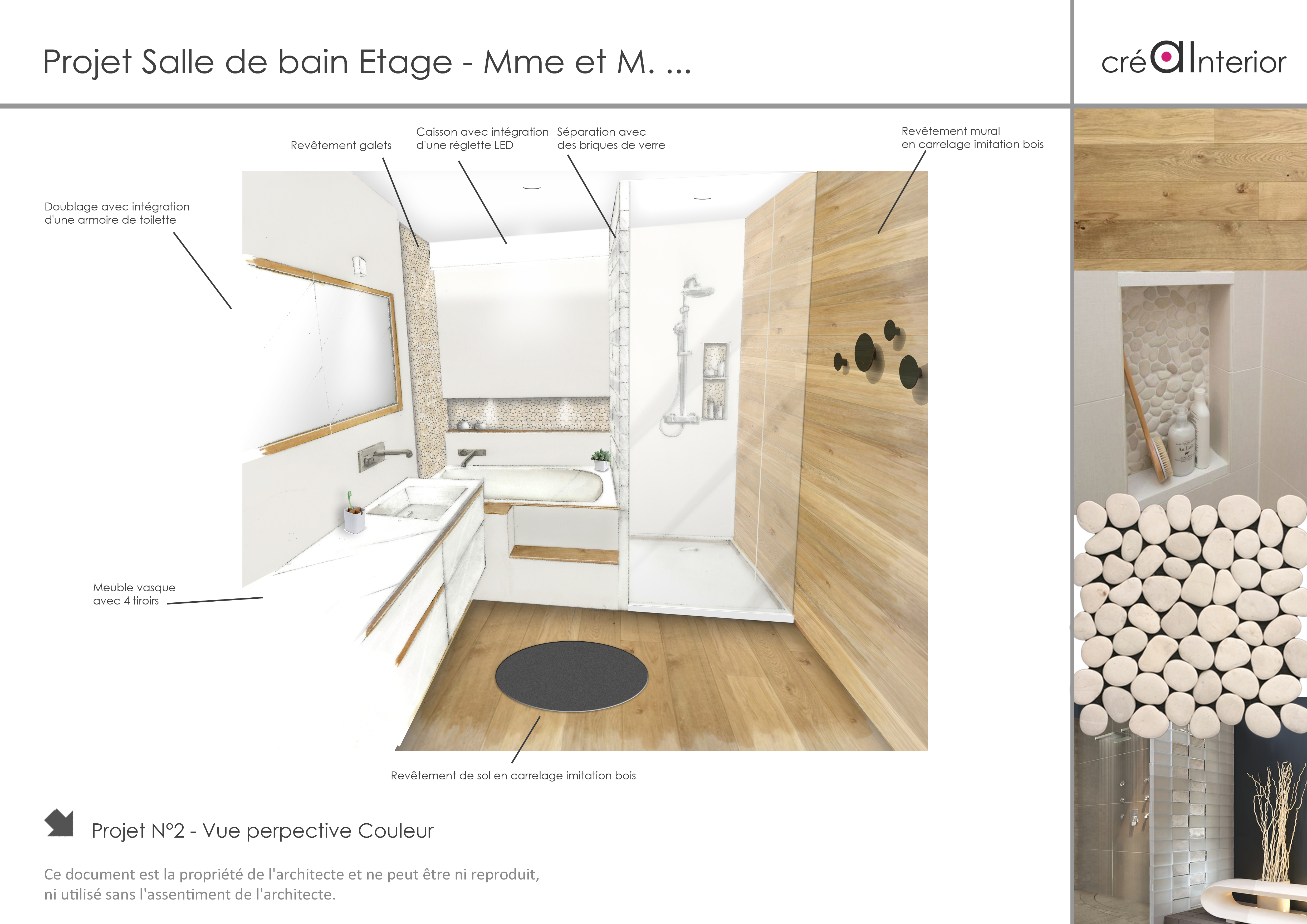 Projet salle de bain 8m2