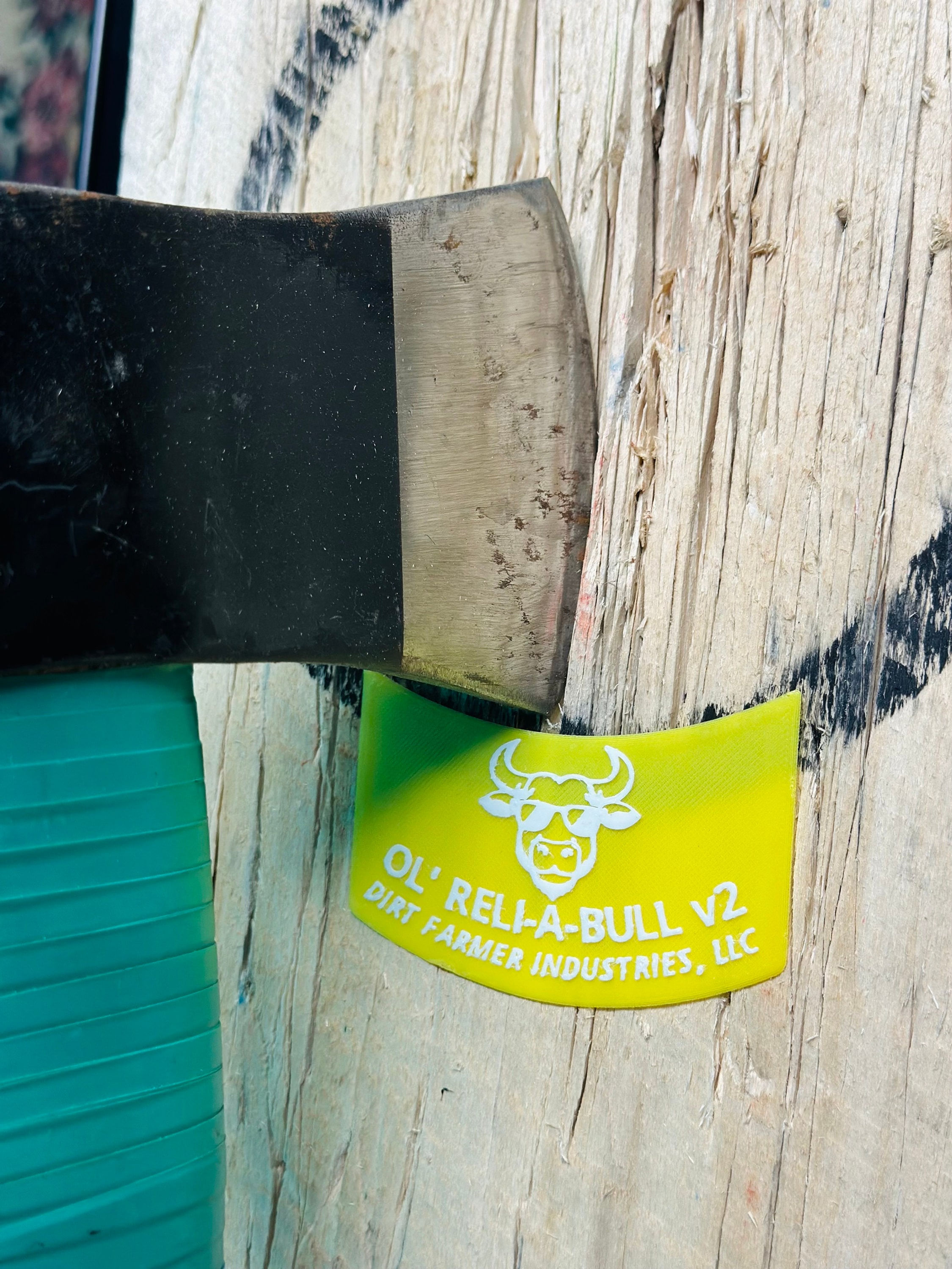 OL’ RELI-A-BULL Premier Axe Score Verification Card - 3D Printed - Customization