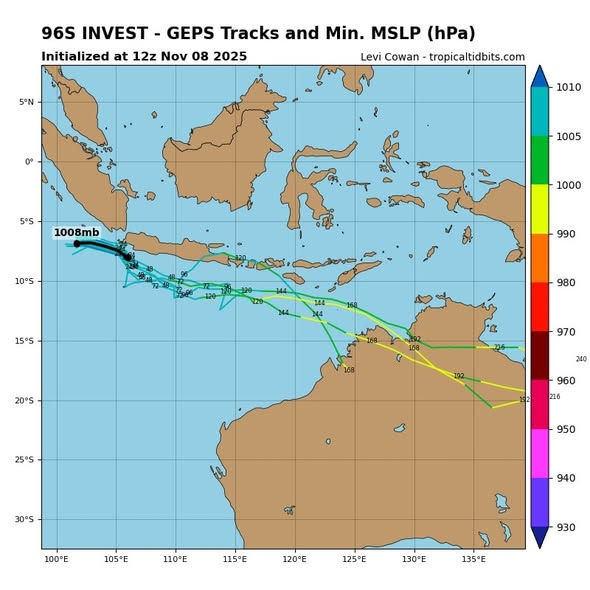 Cyclone Season - Invest 96S (low, not a cyclone)