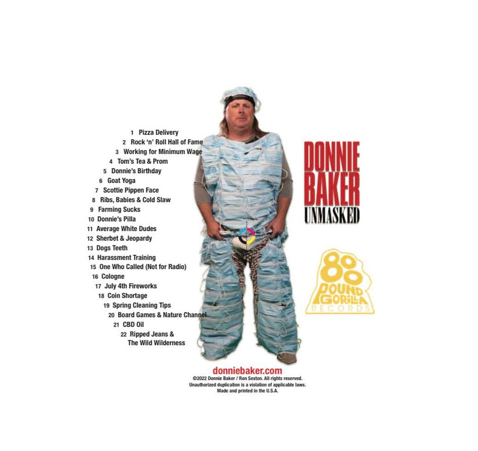 Thumbnail: Donnie Baker UNMASKED CD