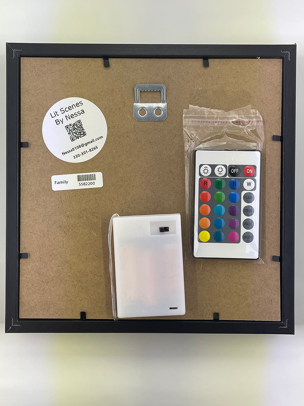 Thumbnail: Panda Lighted Shadowbox
