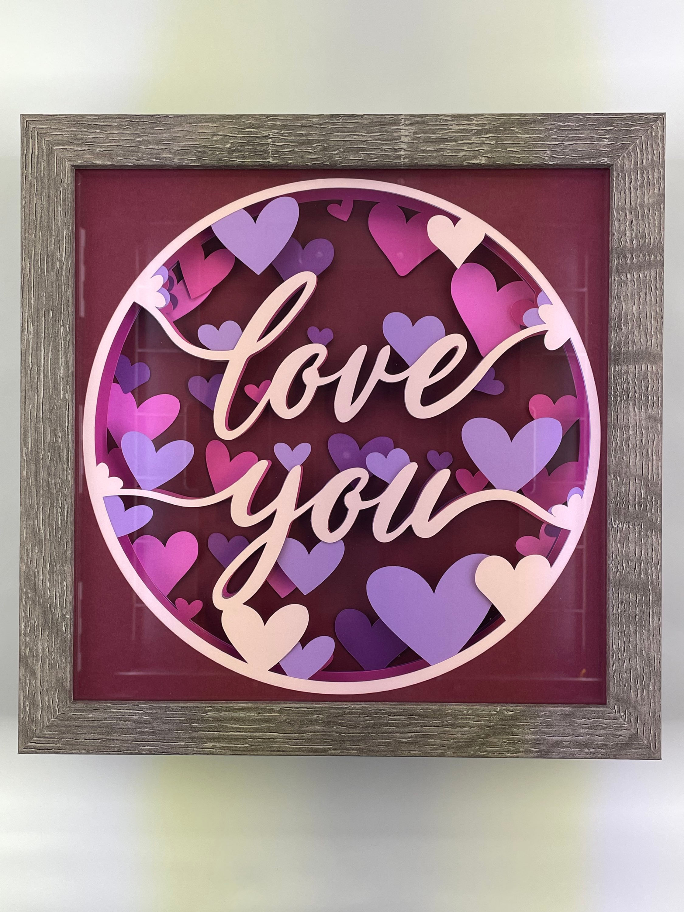 Love Lighted Shadowbox