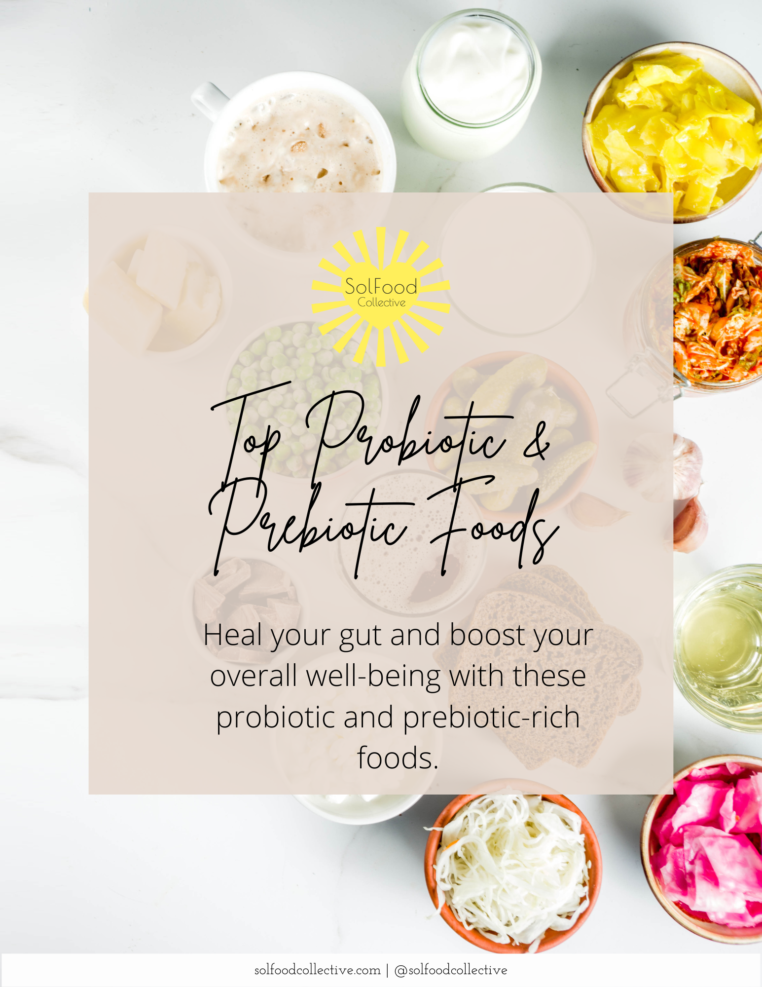 Top Vegan Probiotic & Prebiotic Foods