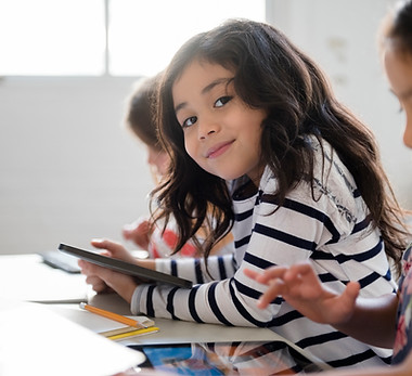 Cute Girl in Classroom