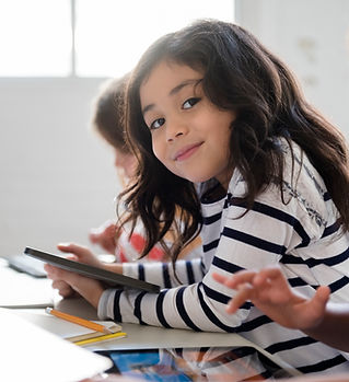 Cute Girl in Classroom