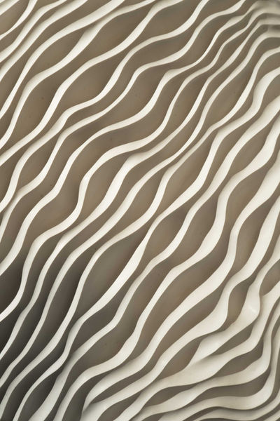 This panel was a piece of wall art made by casting jesmonite. Its organic pattern is reminiscent of kelp forests, sandy dunes and organic rock formations.