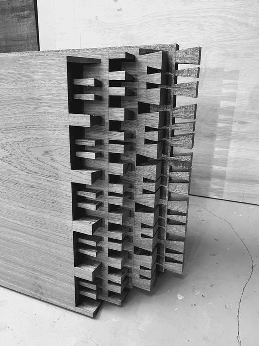 Lots of dovetail joints before assembly
