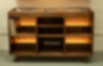 Bespoke HiFi cabinet with LED lighting