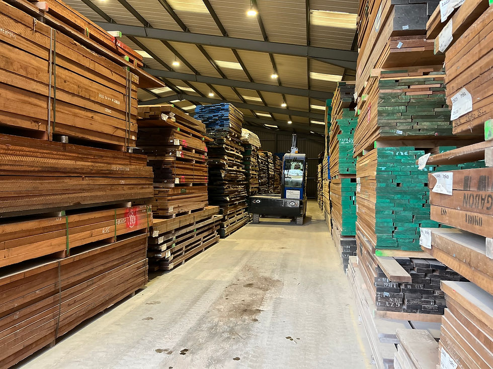 Tyler's Hardwoods timber yard