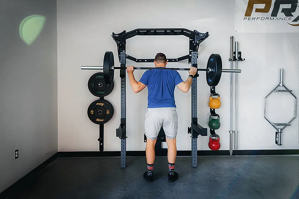 Thumbnail: Profile® PRO Folding Squat Rack (no bar)- PRx Performance