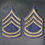Thumbnail: Post-WW2 to 1950s  Army Technical Sergeant Stripes