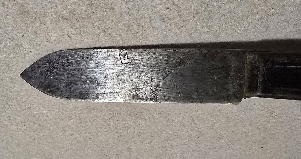 Thumbnail: WW2 U.S. Black Handle Mess Kit Knife