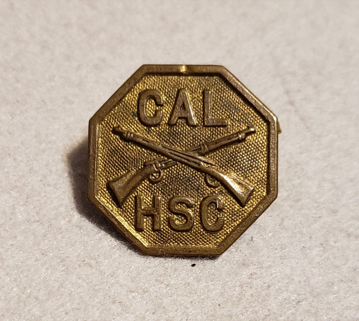 WW1 California High School Cadets Collar Disk