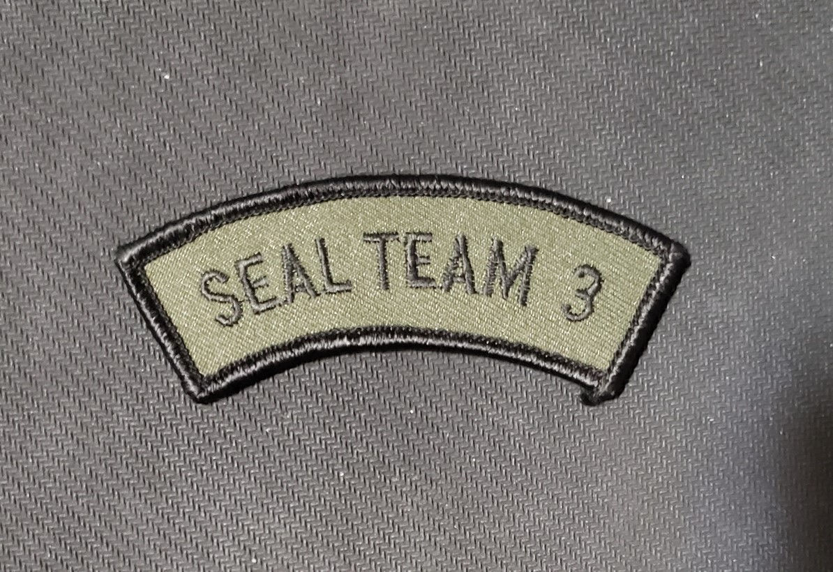 SEAL Team 3 Tab / Rocker / Patch