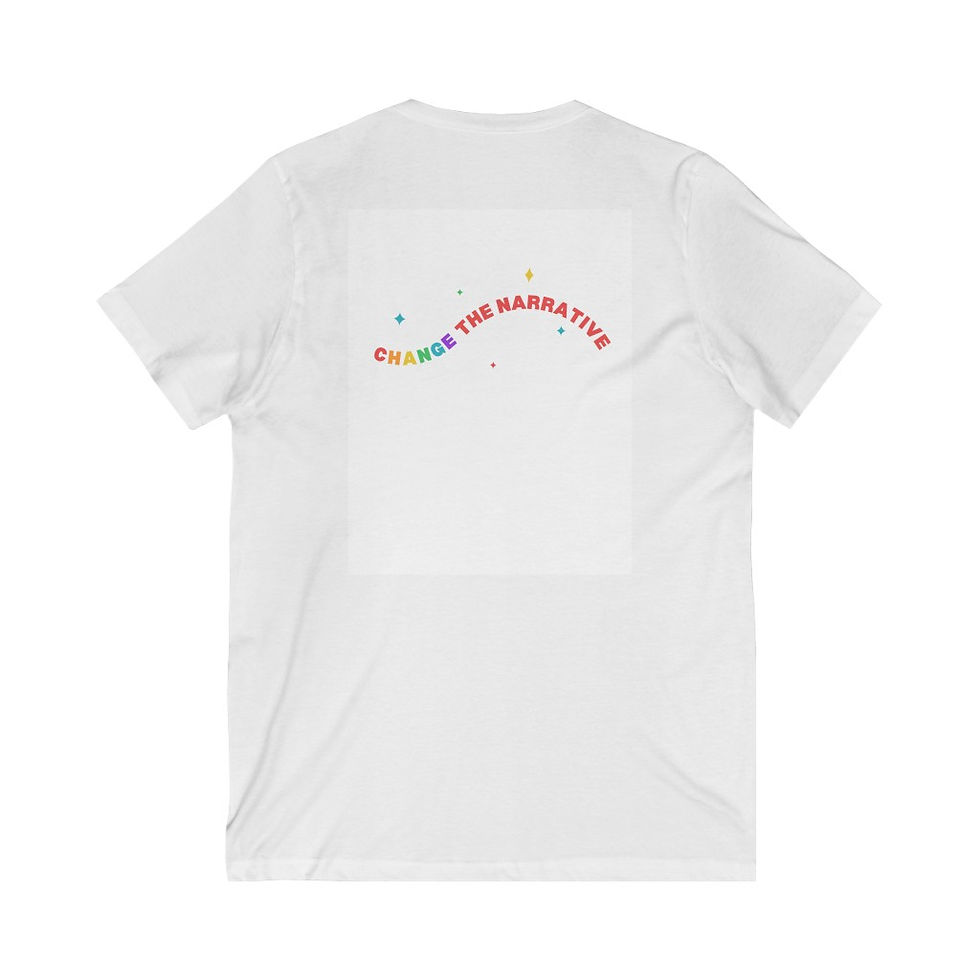 Thumbnail: All Pride Unisex Jersey Short Sleeve V-Neck Tee