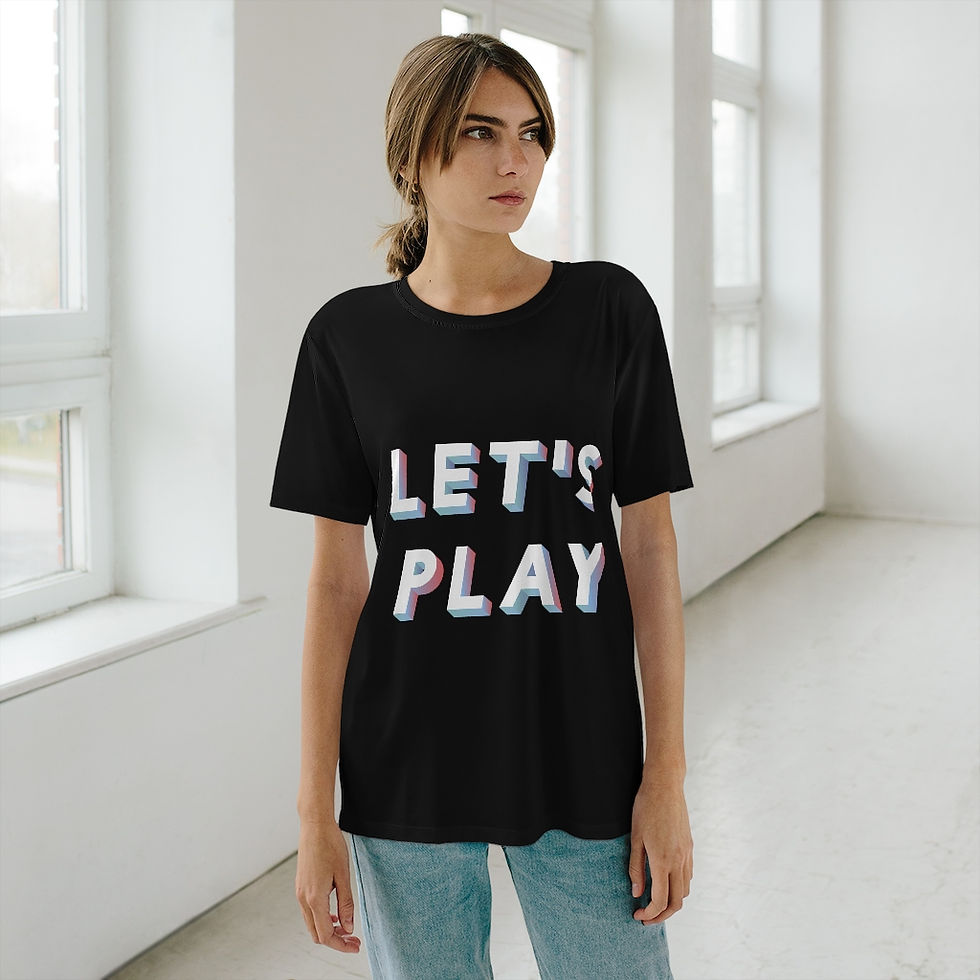 Thumbnail: Jco Let's Play Unisex AOP Cut & Sew T-Shirt