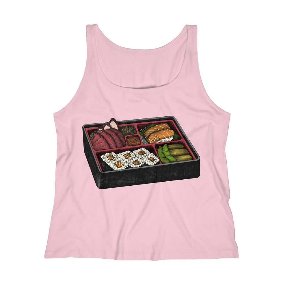 Thumbnail: Bailey Sushi Women's Relaxed Jersey Tank Top