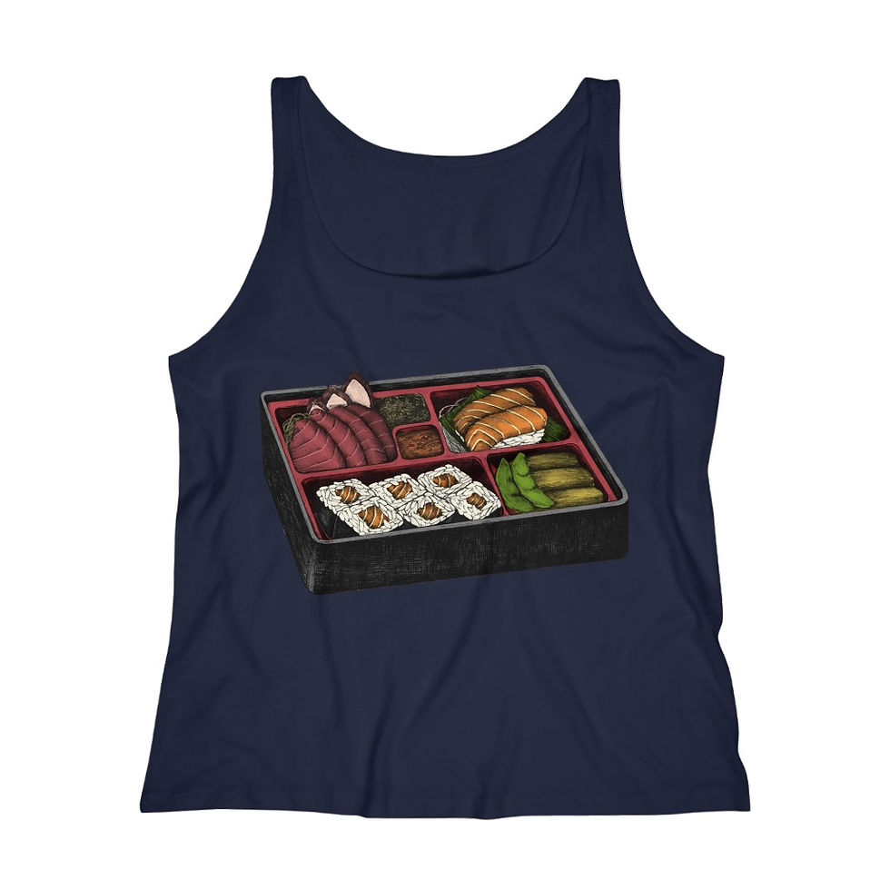 Thumbnail: Bailey Sushi Women's Relaxed Jersey Tank Top