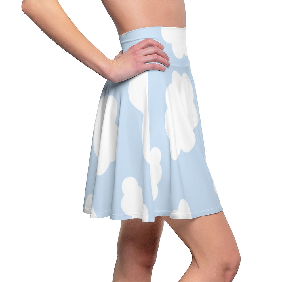 Thumbnail: Clouds Women's Skater Skirt