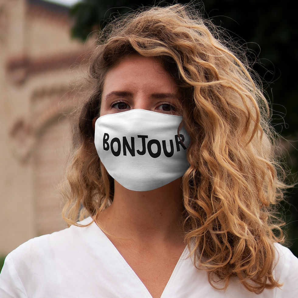 Thumbnail: Bonjour Snug-Fit Polyester Face Mask