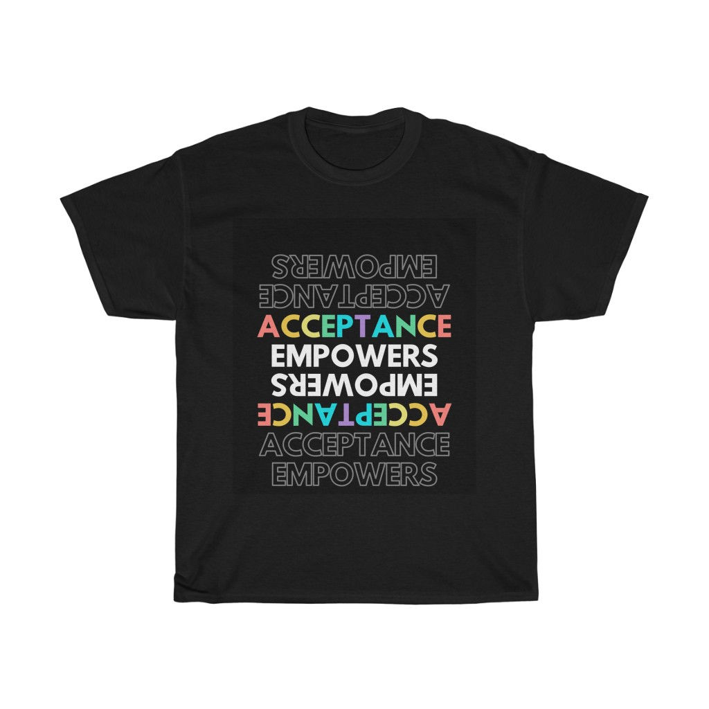 Acceptance Empowers Unisex Heavy Cotton Tee