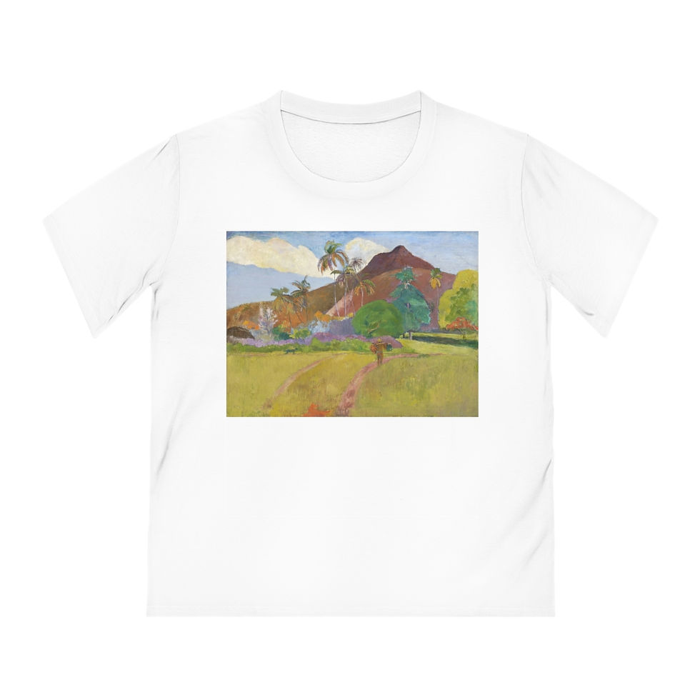 Tahiti Painting Unisex Organic Short Sleeve Tee